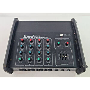 Vintage KMD Powered Mixer Amplifier Model PM4-75 Tested / Works